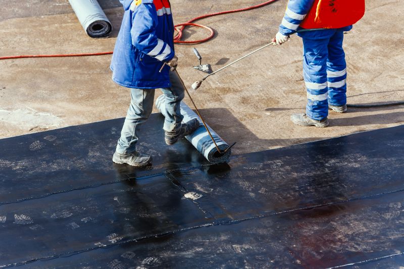 Flat Roof Coating Application